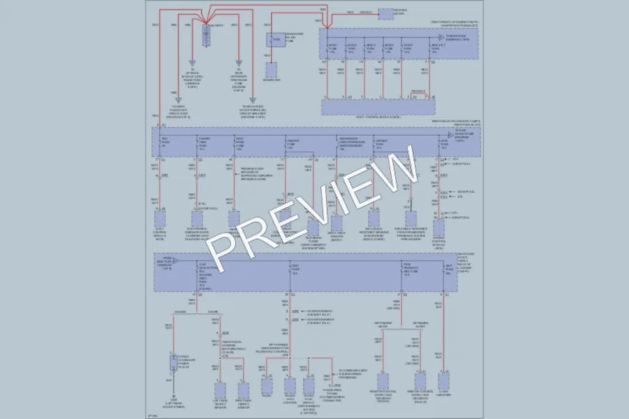 2013 Cadillac CTSV Power Distribution wiring diagram preview