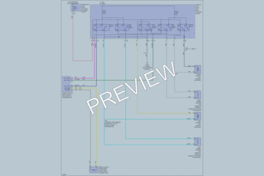 2013 Cadillac Escalade Cooling Fan wiring diagram preview