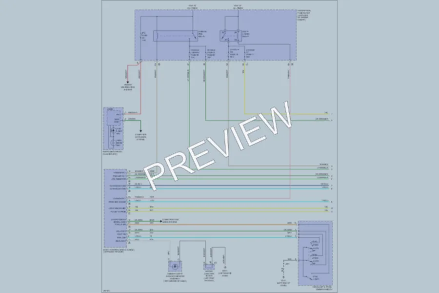 2013 Cadillac EscaladeESV Headlights wiring diagram preview