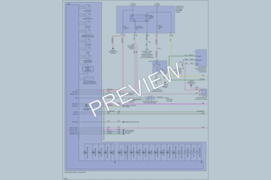 2013 Cadillac EscaladeESV Instrument Cluster wiring diagram preview