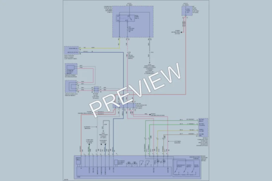 2013 Cadillac EscaladeESV Power Mirrors wiring diagram preview