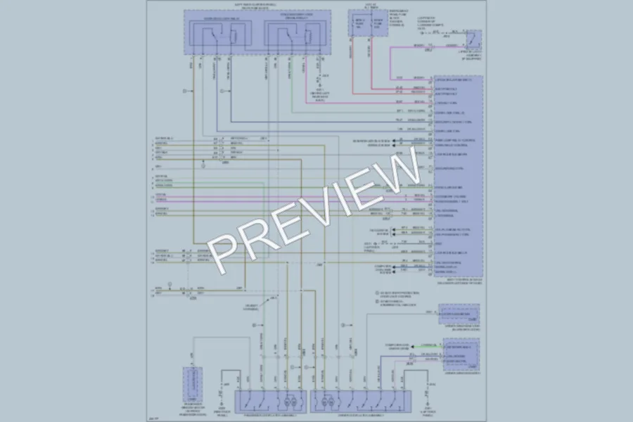 2013 Cadillac SRX Anti Theft wiring diagram preview