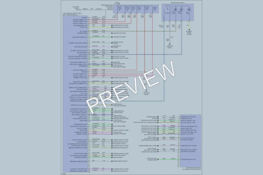2013 Cadillac SRX Body Control Modules wiring diagram preview