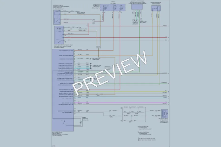 2013 Cadillac XTS Anti Lock Brakes wiring diagram preview