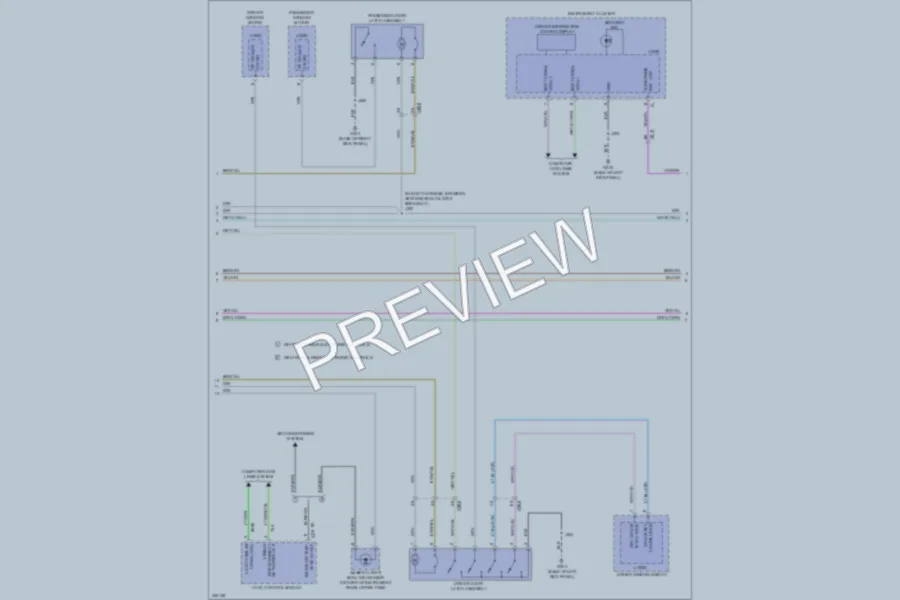 2013 Cadillac XTS Anti Theft wiring diagram preview