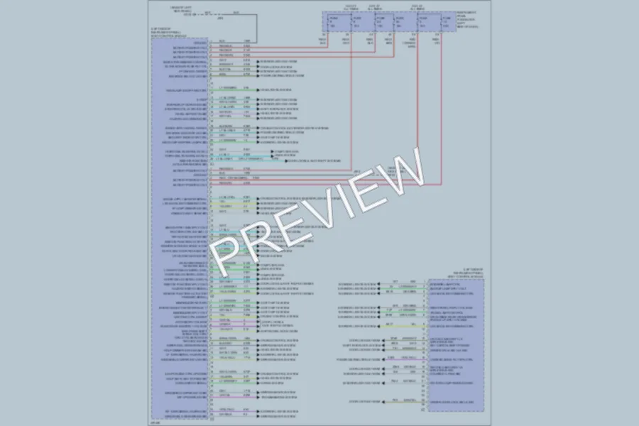 2013 Cadillac XTS Body Control Modules wiring diagram preview
