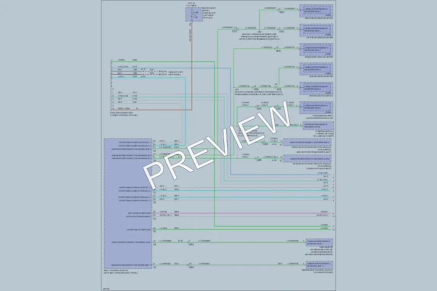 2013 Cadillac XTS Computer Data Lines wiring diagram preview