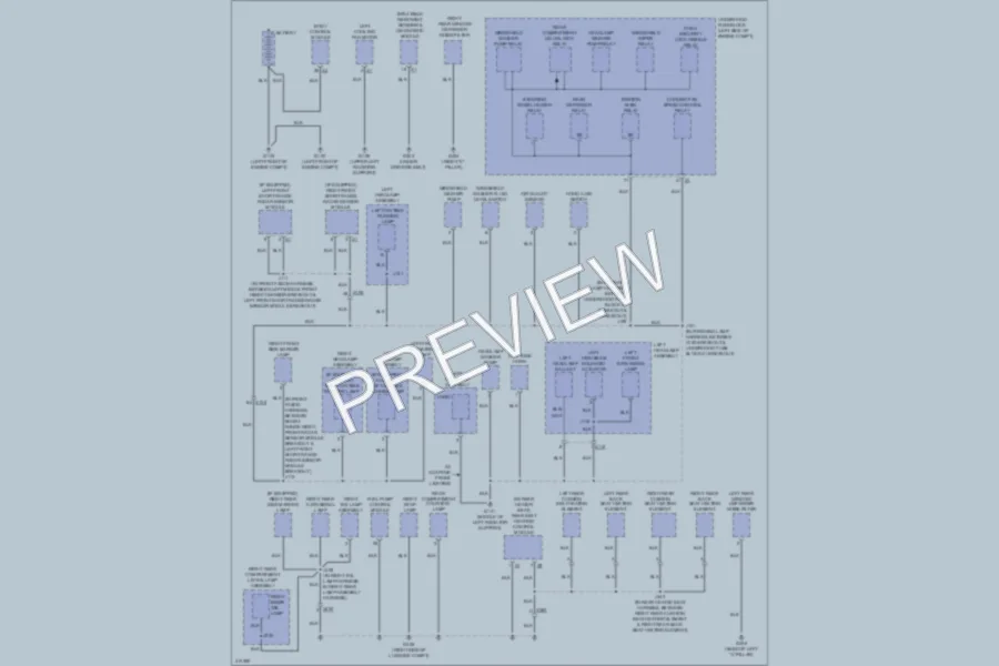2013 Cadillac XTS Ground Distribution wiring diagram preview
