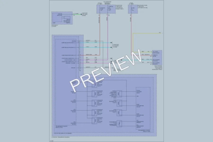 2013 Cadillac XTS Transmission wiring diagram preview