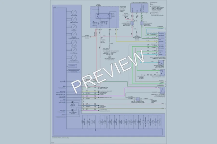 2013 Chevrolet 2500 Hd Instrument Cluster wiring diagram preview