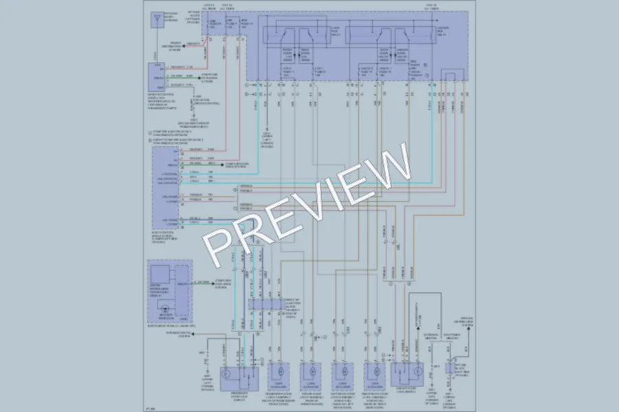 2013 Chevrolet 3500 Hd Power Door Locks wiring diagram preview