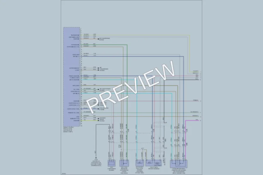 2013 Chevrolet CaptivaSport Engine Performance wiring diagram preview