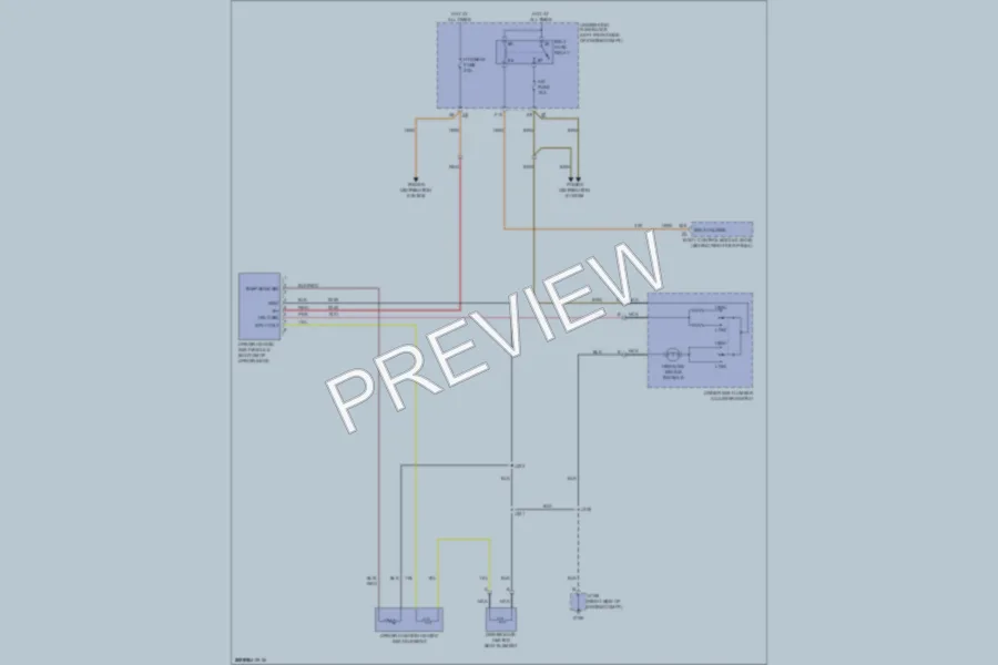 2013 Chevrolet Colorado Power Seats wiring diagram preview