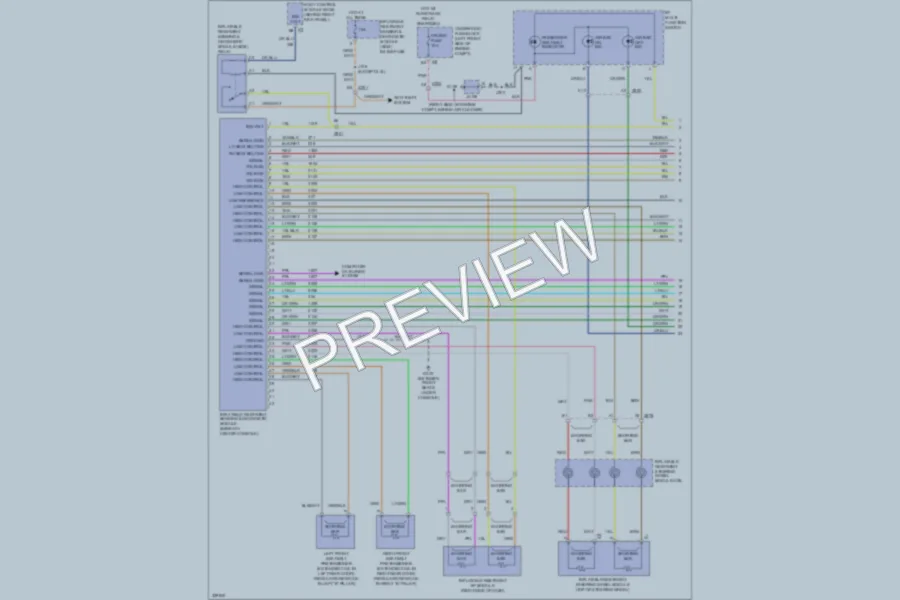 2013 Chevrolet Colorado Supplemental Restraints wiring diagram preview