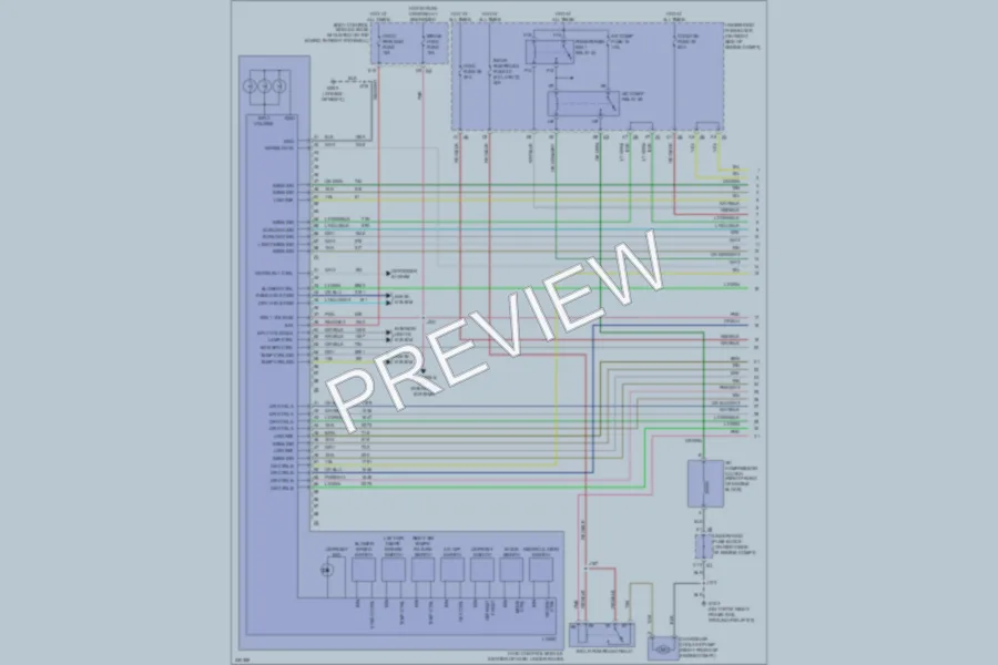 2013 Chevrolet Corvette Air Conditioning wiring diagram preview