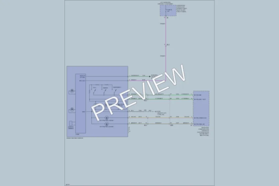 2013 Chevrolet Cruze Power Mirrors wiring diagram preview
