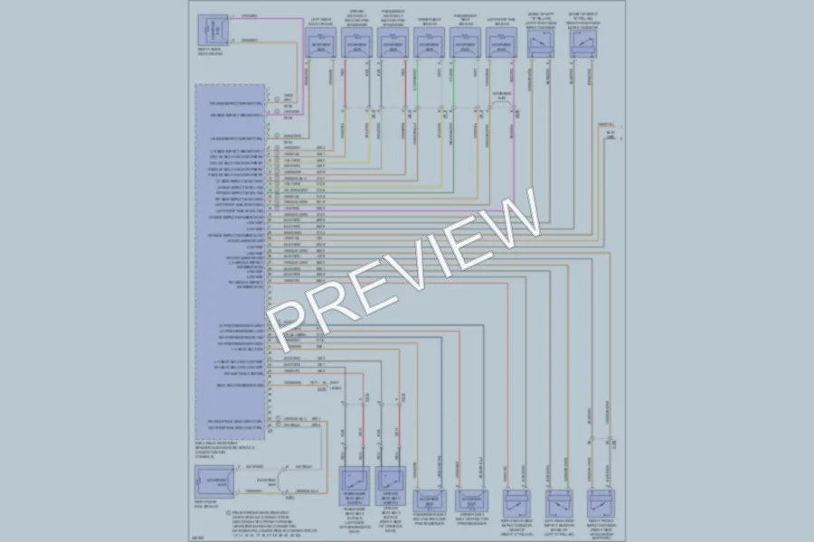 2013 Chevrolet Cruze Supplemental Restraints wiring diagram preview