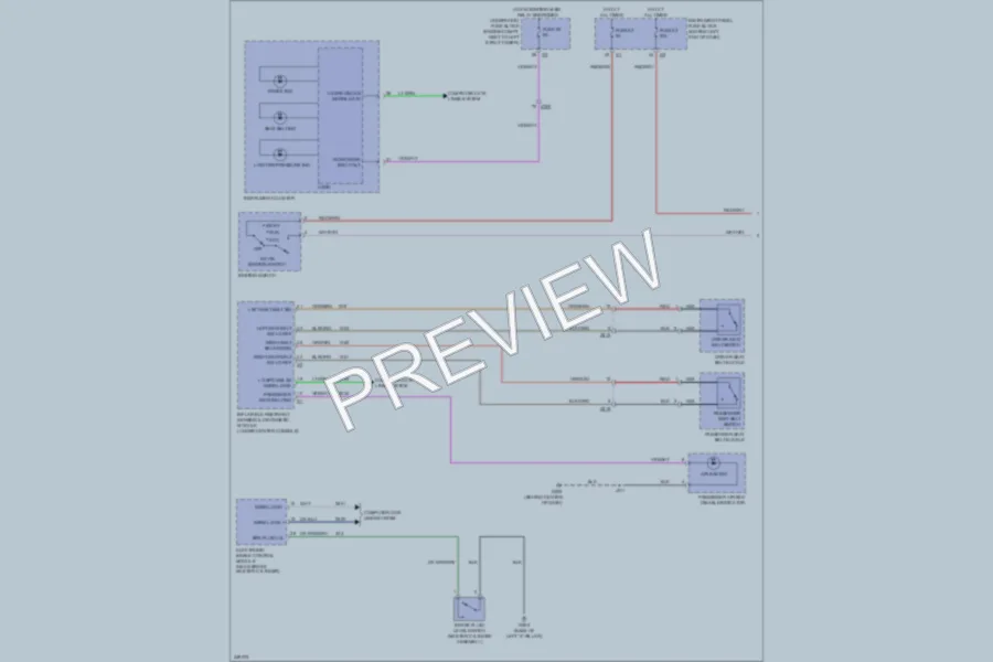 2013 Chevrolet Cruze Warning Systems wiring diagram preview