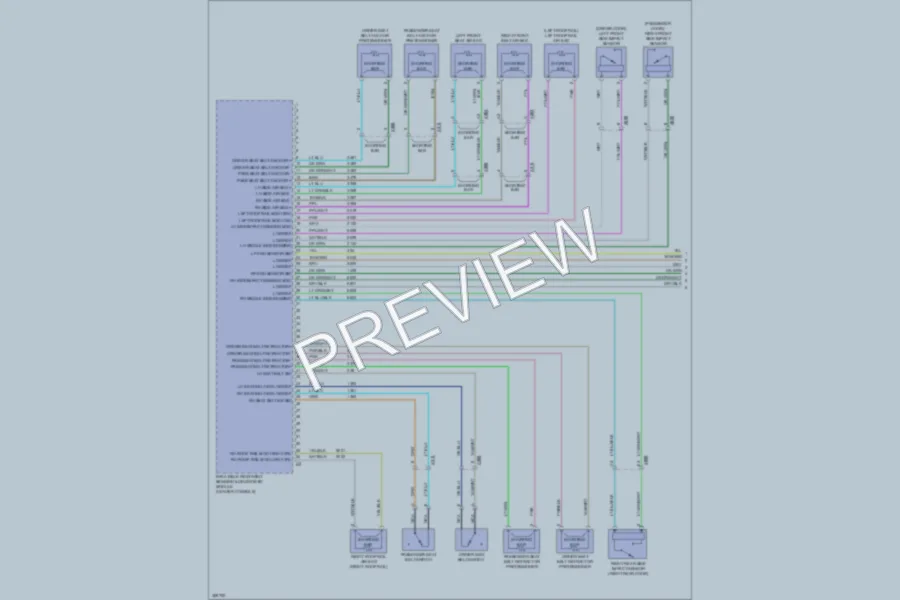 2013 Chevrolet Equinox Supplemental Restraints wiring diagram preview