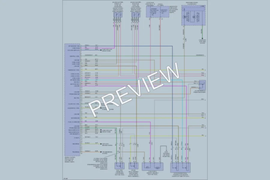 2013 Chevrolet G1500 Engine Performance wiring diagram preview