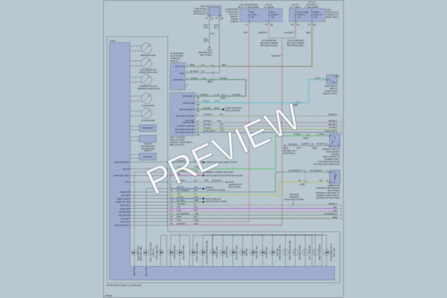 2013 Chevrolet G3500 Instrument Cluster wiring diagram preview