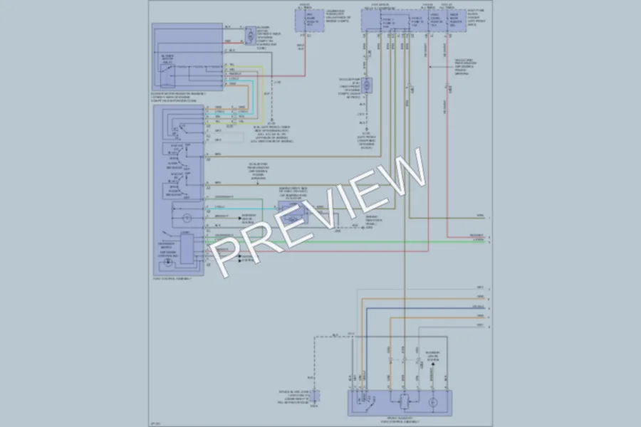 2013 Chevrolet G1500 Air Conditioning wiring diagram preview