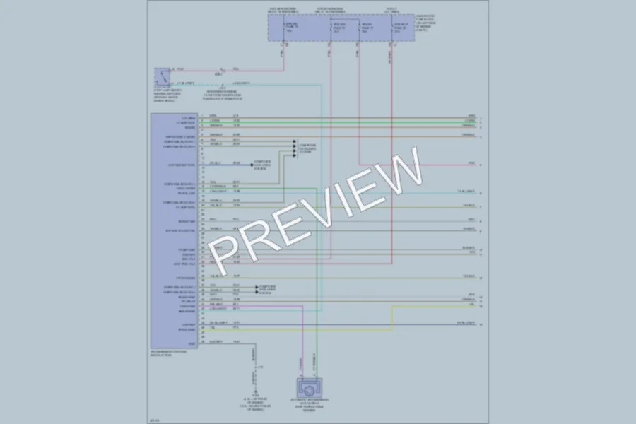 2013 Chevrolet G1500 Transmission wiring diagram preview