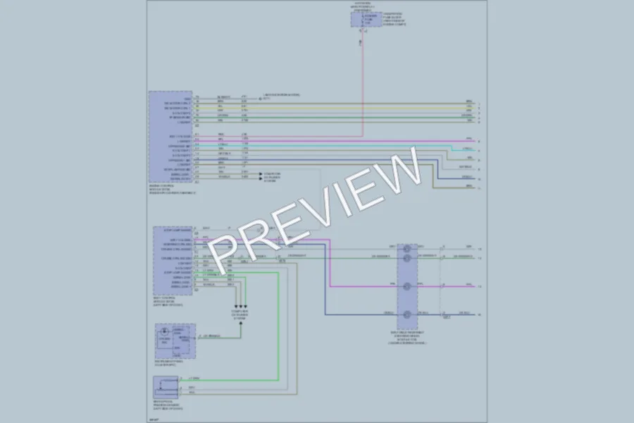 2013 Chevrolet Impala Cruise Control wiring diagram preview