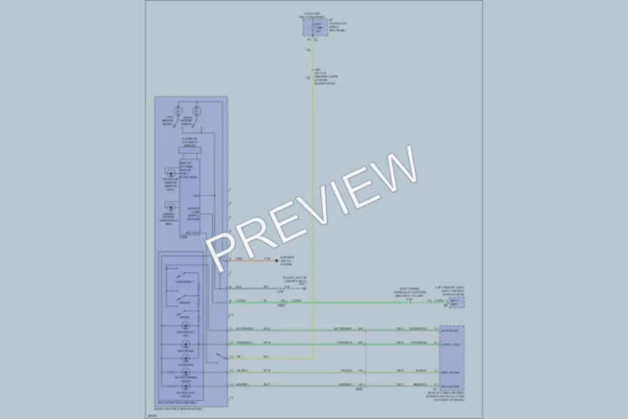 2013 Chevrolet Impala Power Mirrors wiring diagram preview