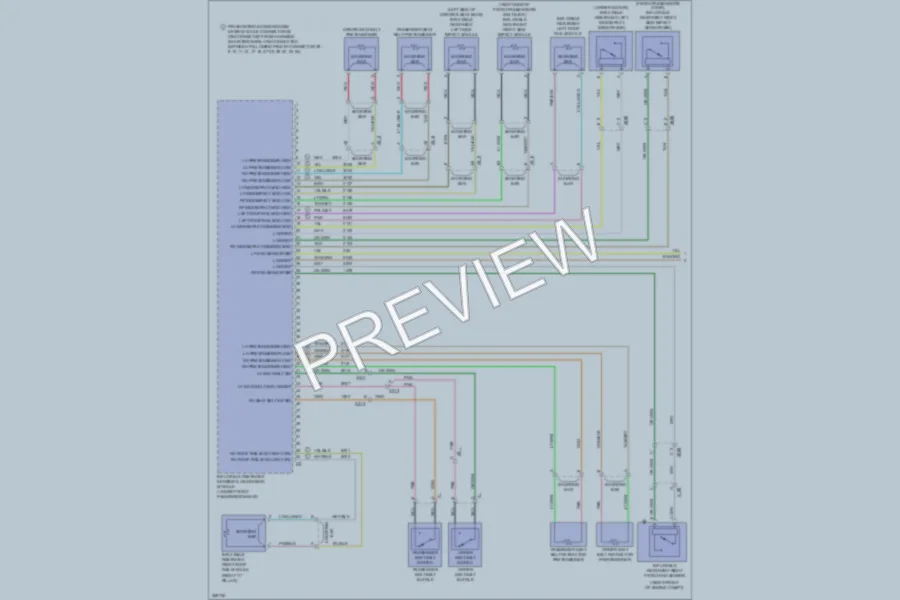 2013 Chevrolet Impala Supplemental Restraints wiring diagram preview