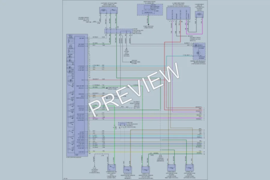 2013 Chevrolet 2500 Hd Air Conditioning wiring diagram preview