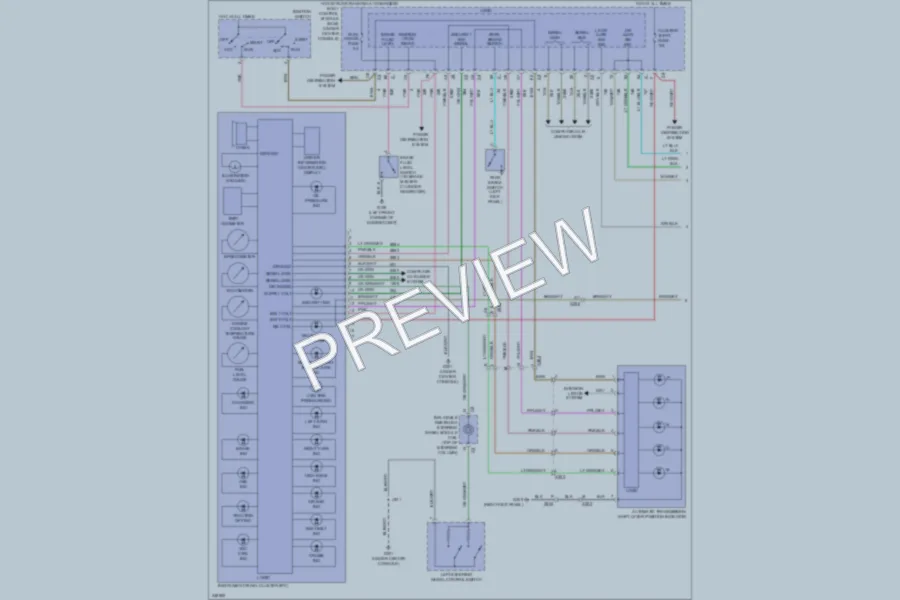 2013 Chevrolet Malibu Instrument Cluster wiring diagram preview