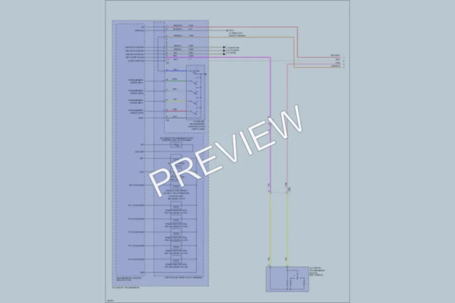 2013 Chevrolet Malibu Transmission wiring diagram preview