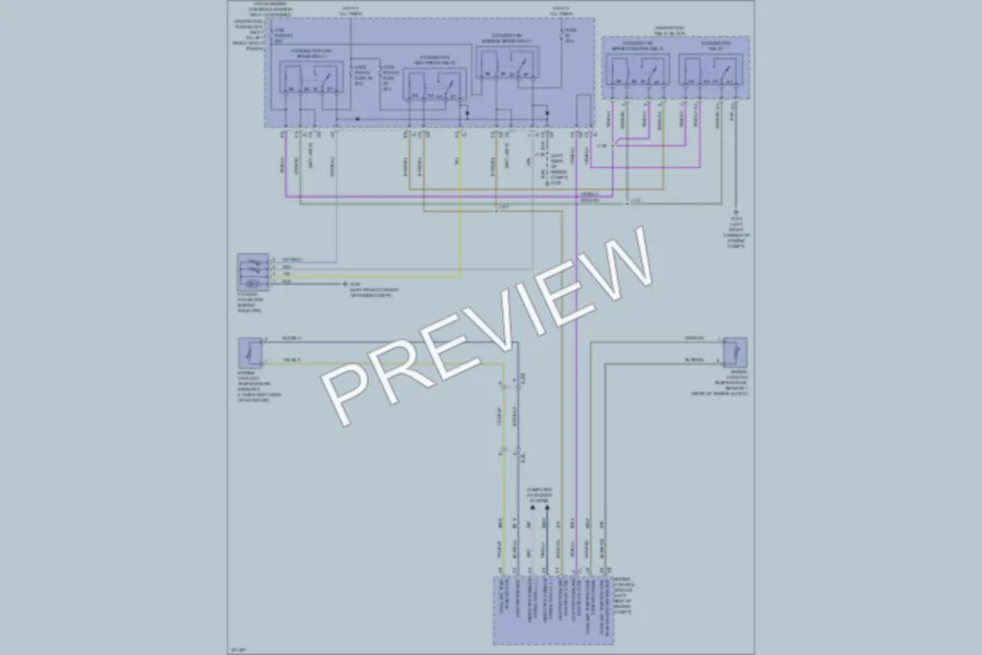 2013 Chevrolet Sonic Cooling Fan wiring diagram preview