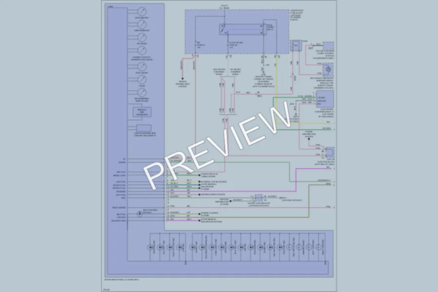 2013 Chevrolet Tahoe Instrument Cluster wiring diagram preview
