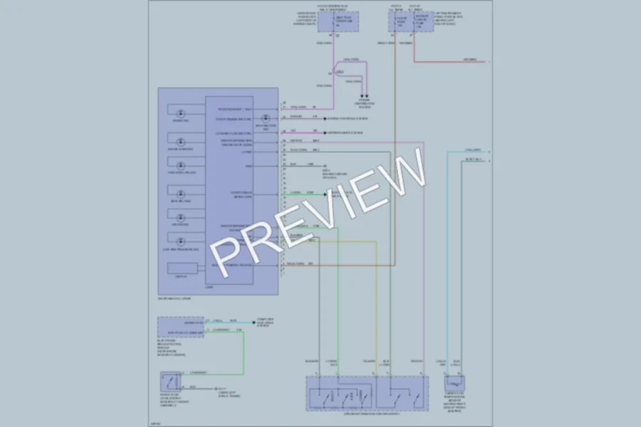 2013 Chevrolet Volt Instrument Cluster wiring diagram preview