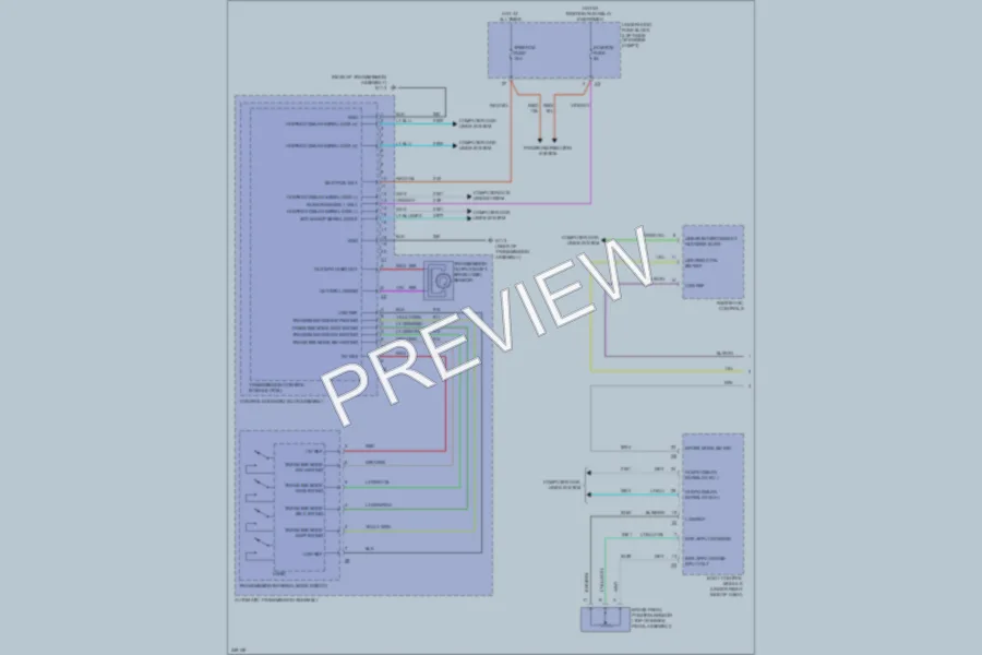 2013 Chevrolet Volt Transmission wiring diagram preview
