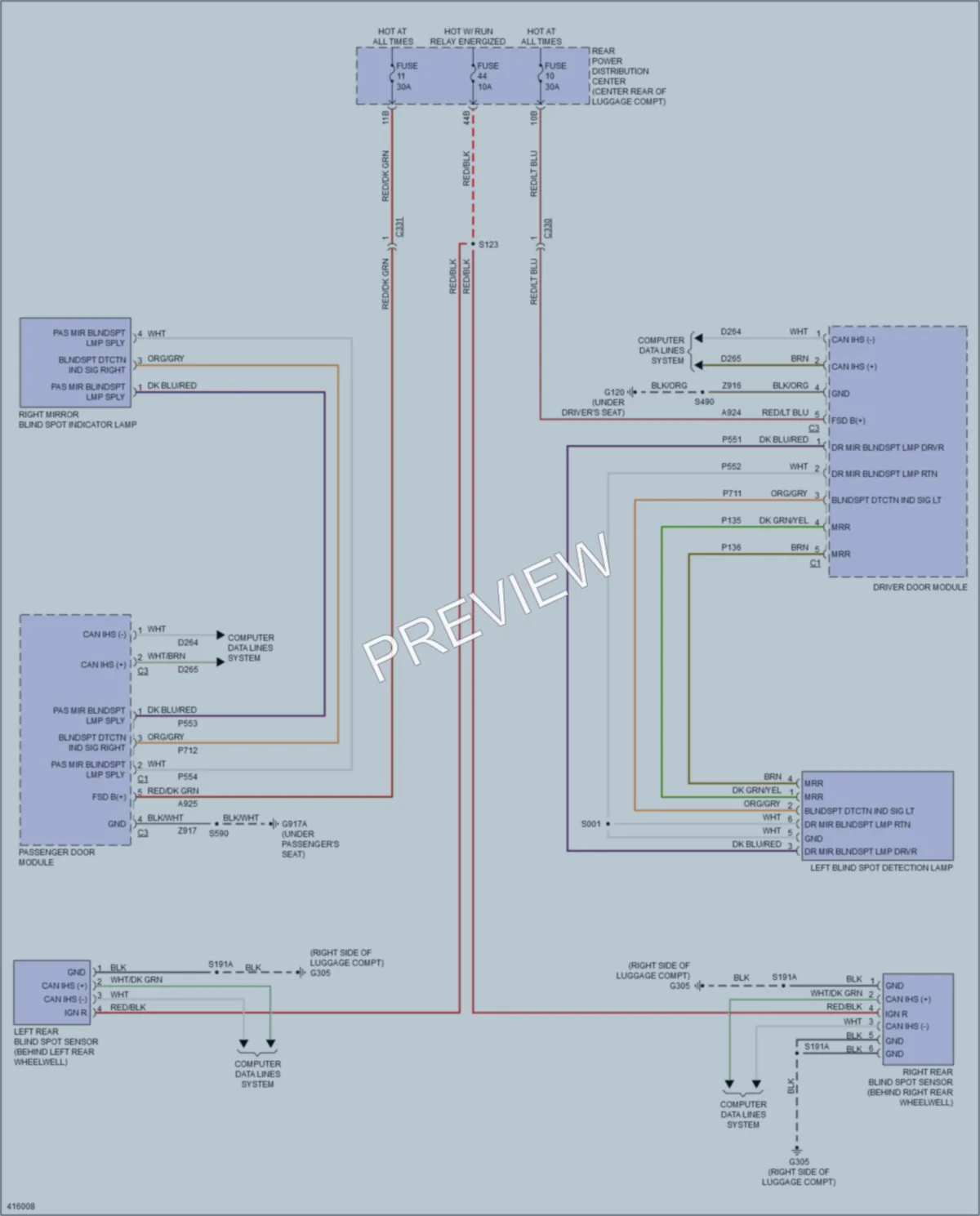 2013 Chrysler 300 Navigation wiring diagram preview