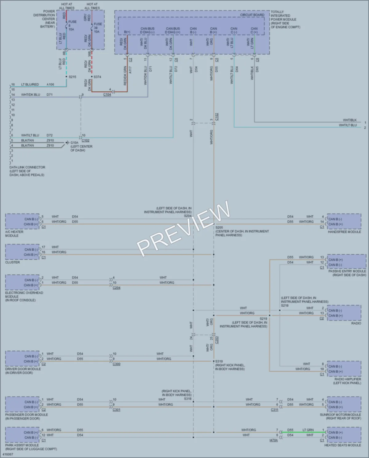 2013 Dodge Challenger Computer Data Lines wiring diagram preview