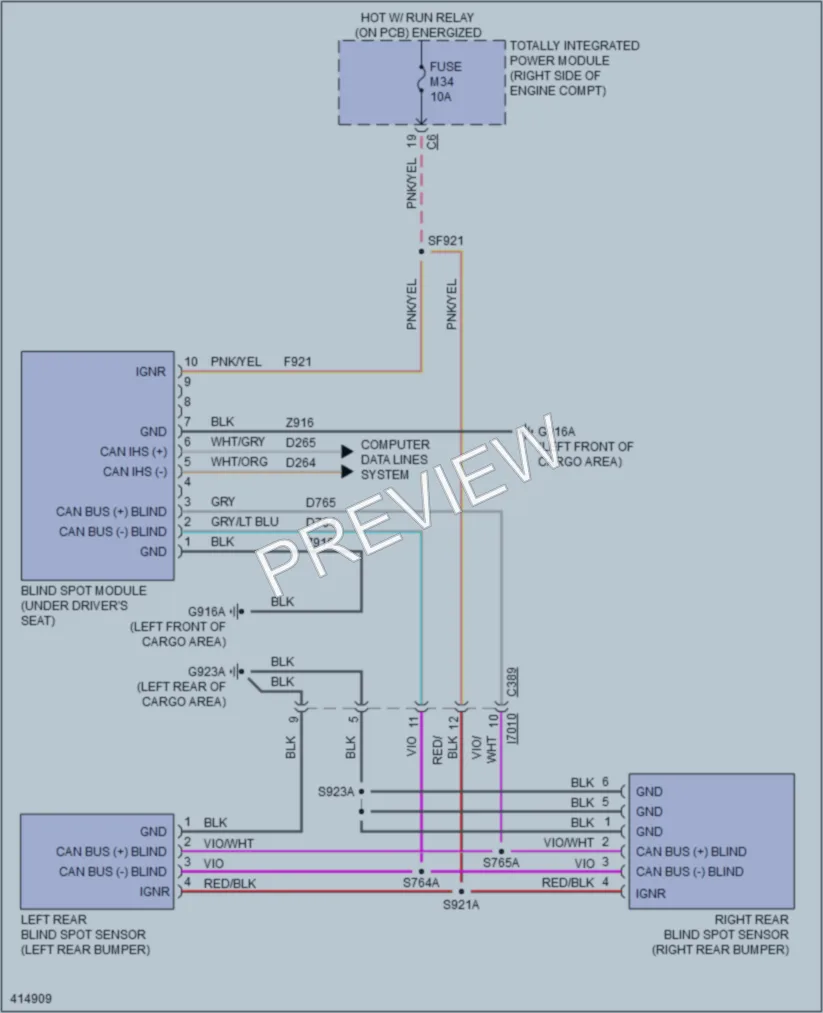 2013 Dodge Durango Navigation wiring diagram preview