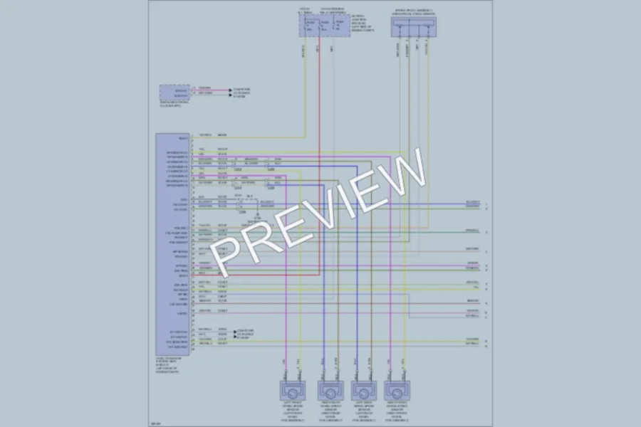 2013 Ford CMaxEnergi Anti Lock Brakes wiring diagram preview