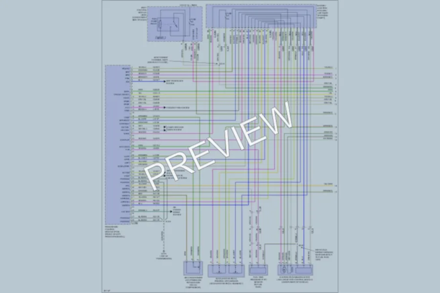 2013 Ford CMaxEnergi Engine Performance wiring diagram preview