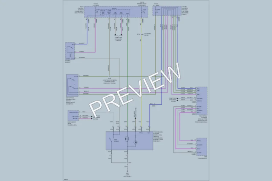 2013 Ford CMaxEnergi Shift Interlock wiring diagram preview