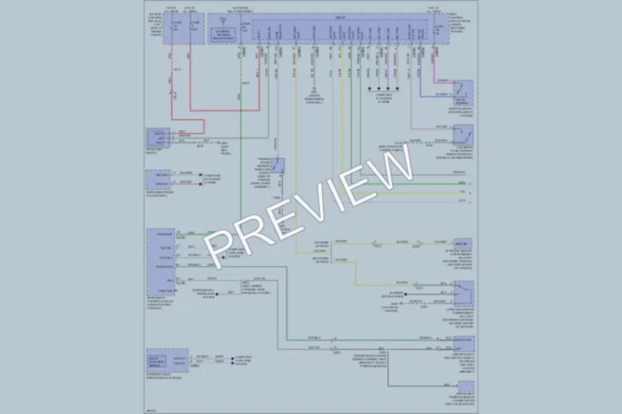 2013 Ford CMaxEnergi Warning Systems wiring diagram preview