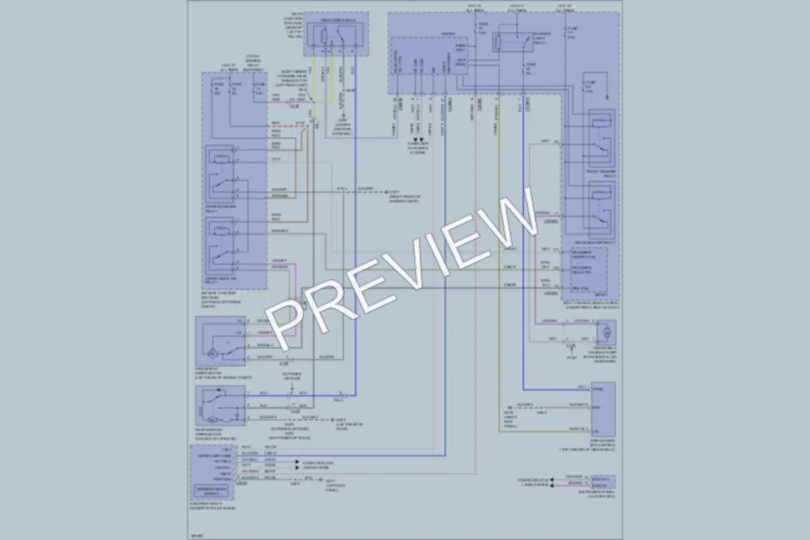 2013 Ford CMaxHybrid Wiper Washer wiring diagram preview