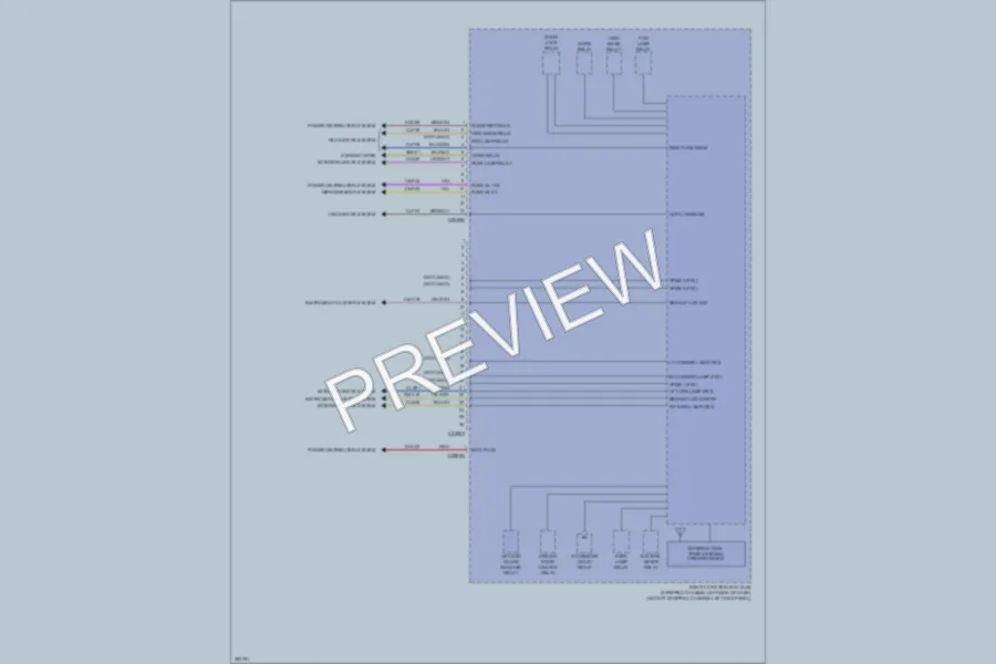 2013 Ford E150ClubWagon Body Control Modules wiring diagram preview
