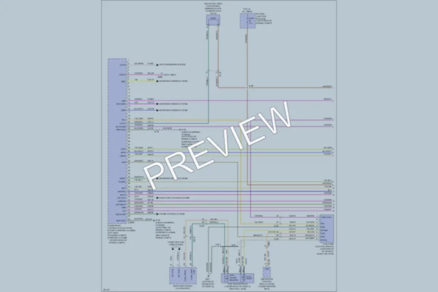 2013 Ford E250Econoline Engine Performance wiring diagram preview