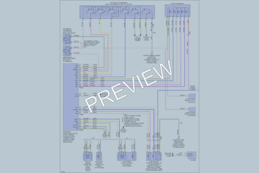 2013 Ford E250Econoline Transmission wiring diagram preview