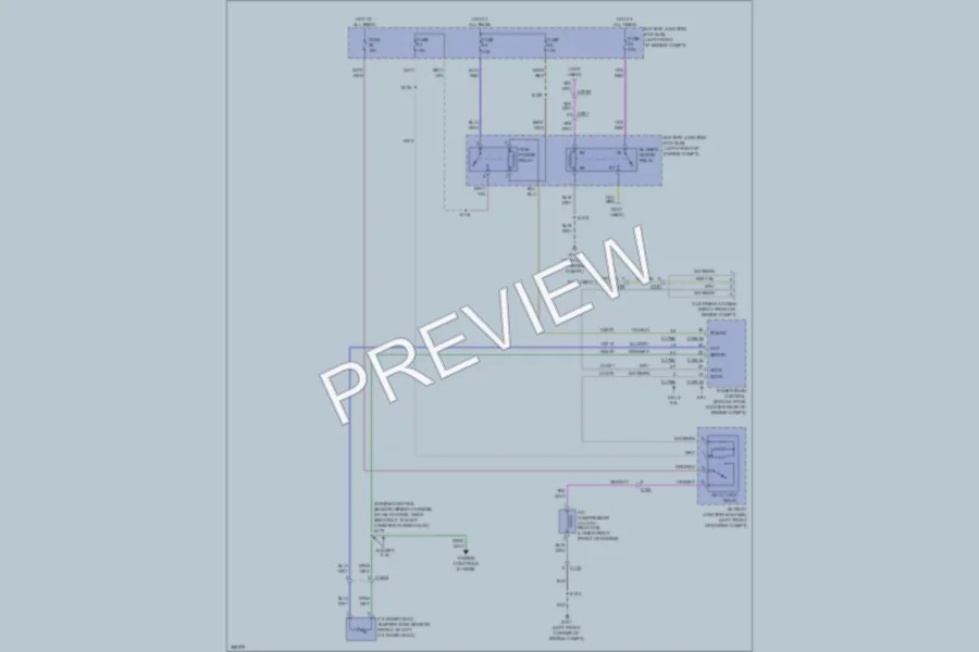 2013 Ford E350ClubWagon Air Conditioning wiring diagram preview