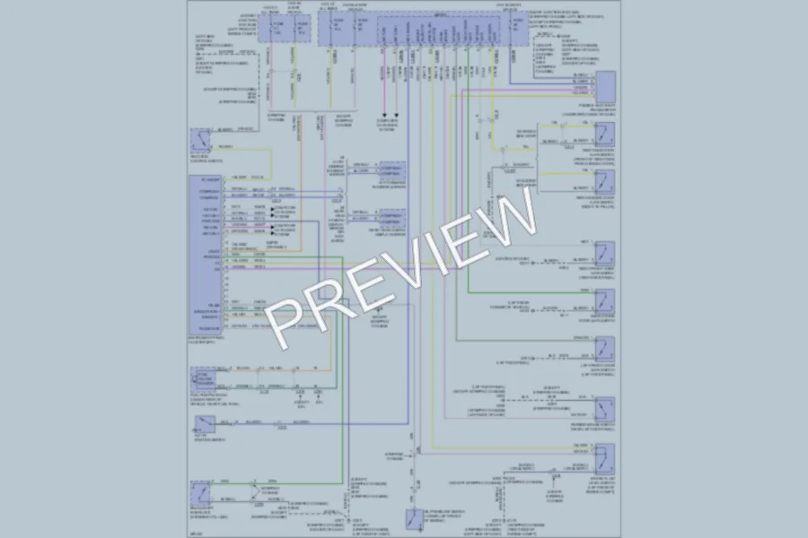 2013 Ford E350ClubWagon Instrument Cluster wiring diagram preview